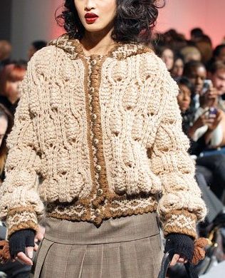 Model in a fashion show